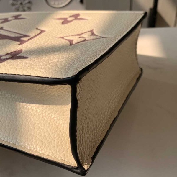Replica Louis Vuitton Petit Sac Plat Black Beige Brown M57937 - Image 4