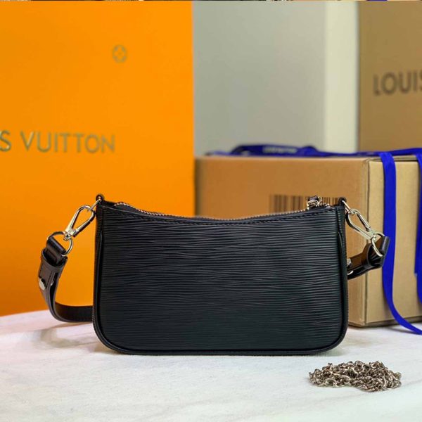 Replica LV Easy Pouch On Strap in Pink, Blue, Black, Beige - Image 5