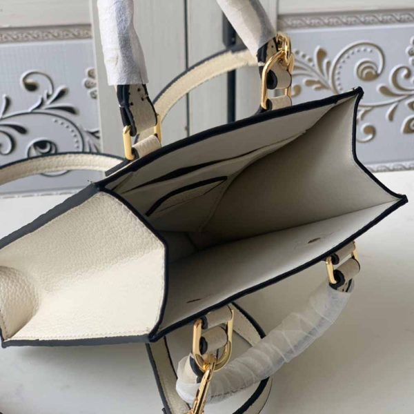 Replica Louis Vuitton Petit Sac Plat Black/White/Beige M80478 - Image 12