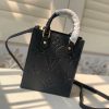 Best Replicas Bags - Replica Louis Vuitton Petit Sac Plat Black/White/Beige M80478 Shop For Best Louis Vuitton LV Replica Bags With Cheap Price