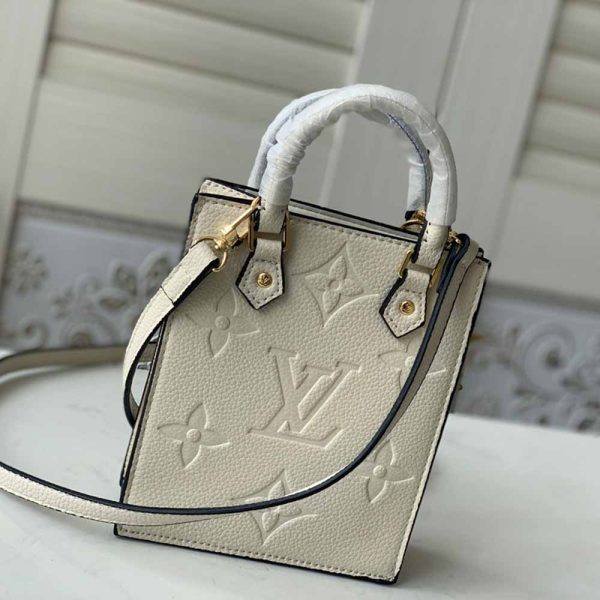 Replica Louis Vuitton Petit Sac Plat Black/White/Beige M80478 - Image 10