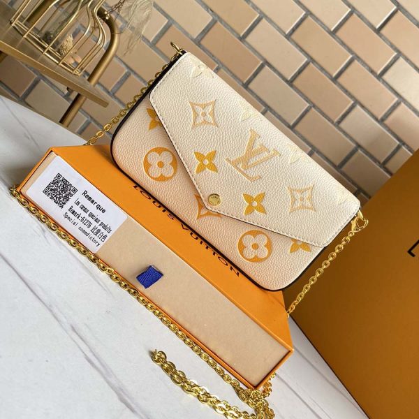 Vintage Look Replica LV Felicie Pochette Special Edition Bag - Image 2