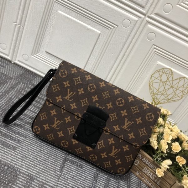 Replica LV S Lock A4 Pouch M80560 | Stylish & Functional - Image 11