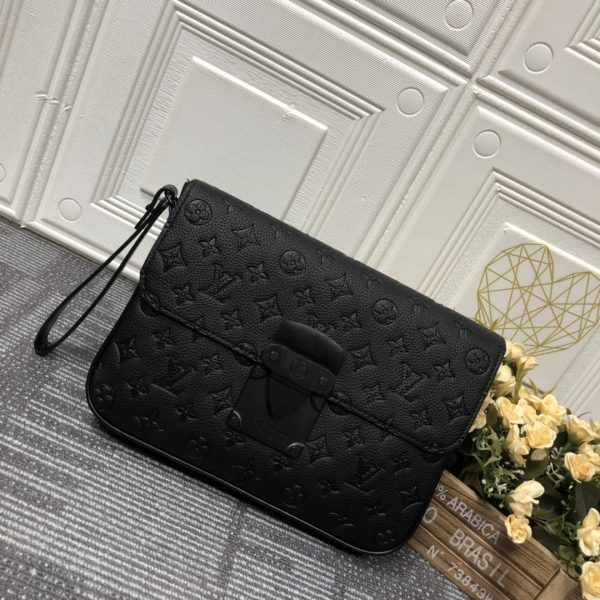 Replica LV S Lock A4 Pouch M80560 | Stylish & Functional - Image 2