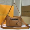 Best Replicas Bags - Replica Louis Vuitton Marelle Handbag in Black, White, Brown Shop For Best Louis Vuitton LV Replica Bags With Cheap Price