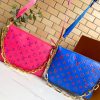 Best Replicas Bags - Louis Vuitton Coussin PM Pink & Dark Blue Replica Handbag M58628 Shop For Best Louis Vuitton LV Replica Bags With Cheap Price
