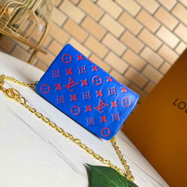 Replica LV Pochette Coussin Black/Blue/Rose M80742 Bag - Image 12