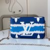 Best Replicas Bags - Replica LV Escale Double Zip Pochette in Pink/Red/Blue Shop For Best Louis Vuitton LV Replica Bags With Cheap Price