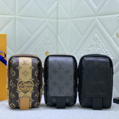 Louis Vuitton AAA Double Phone Pouch NM Replica