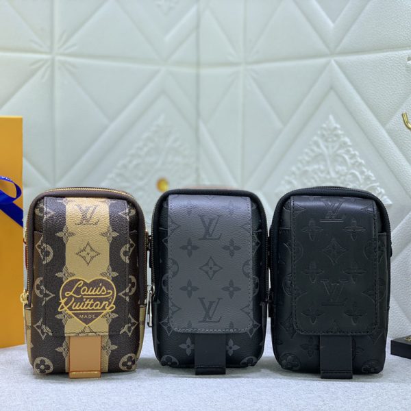 Louis Vuitton AAA Double Phone Pouch NM Replica