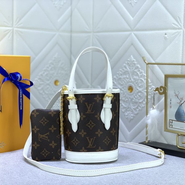 Replica LV Nano Bucket Bag - Stylish & Compact Accessory - Image 2