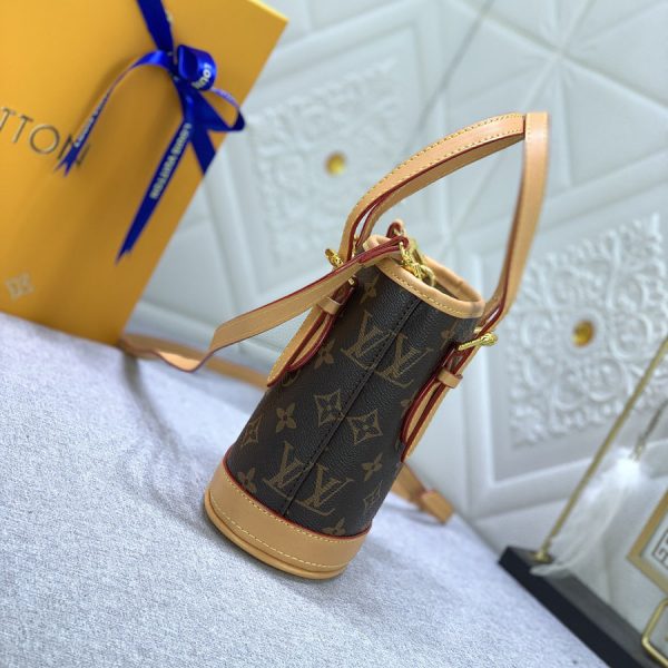 Replica LV Nano Bucket Bag - Stylish & Compact Accessory - Image 8