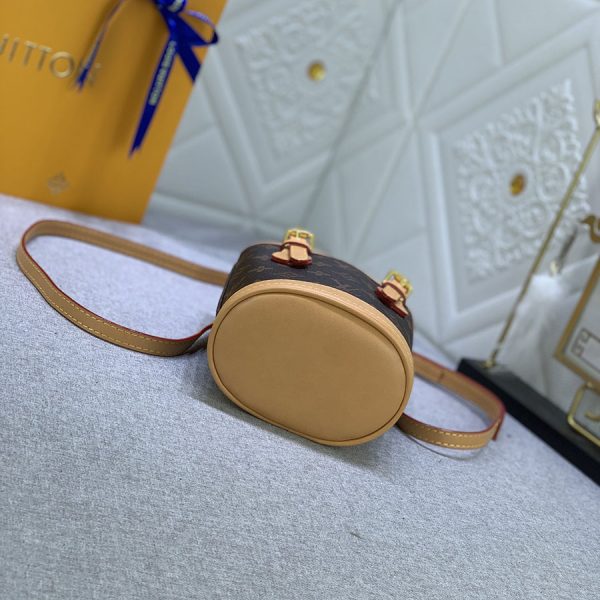 Replica LV Nano Bucket Bag - Stylish & Compact Accessory - Image 9