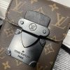Best Replicas Bags - Replica Louis Vuitton S-Lock Vertical Wallet M81524 Shop For Best Louis Vuitton LV Replica Bags With Cheap Price