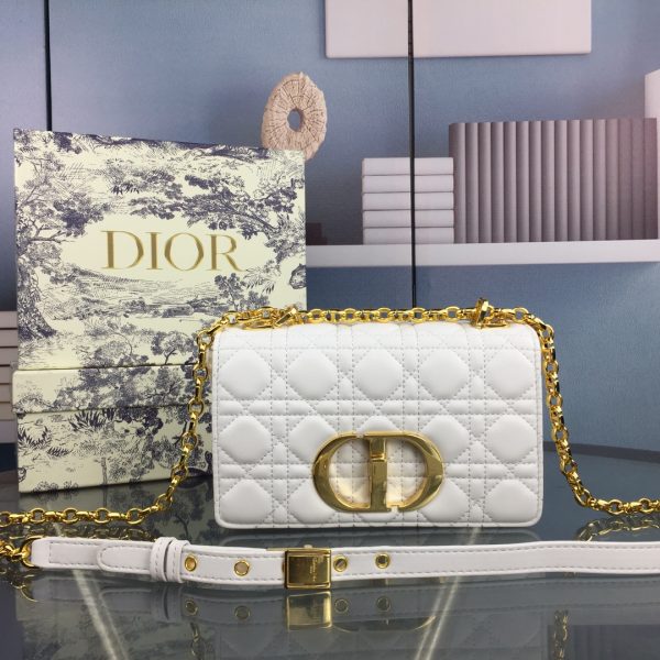 Replica Dior Small Dr Caro Bag in Black & Beige - Image 6