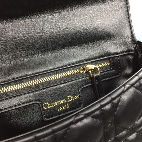 Replica Dior Small Dr Caro Bag in Black & Beige - Image 5