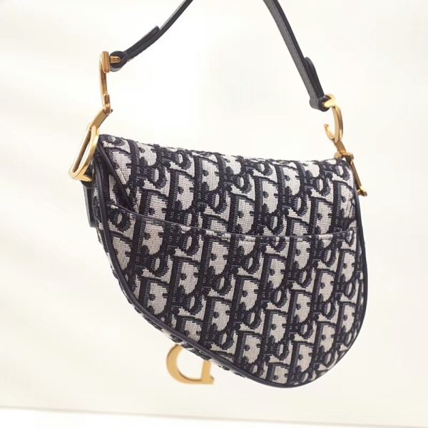 Dior Mini Oblique Saddle Bag Replica – Stylish Design - Image 6