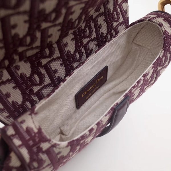 Dior Mini Oblique Saddle Bag Replica – Stylish Design - Image 5