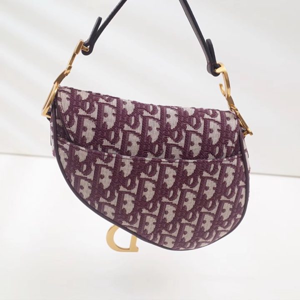 Dior Mini Oblique Saddle Bag Replica – Stylish Design - Image 4