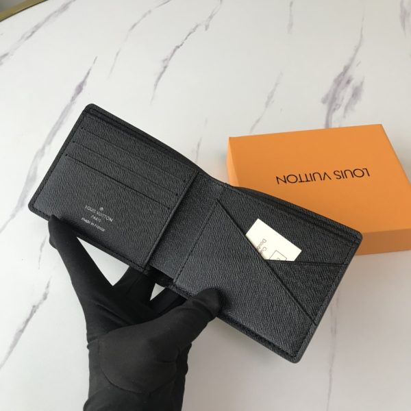 Replica LV Multiple Wallet N40414 White/Blue/Orange Design - Image 14