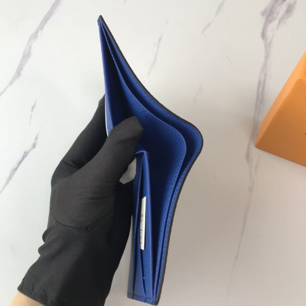 Replica LV Multiple Wallet N40414 White/Blue/Orange Design - Image 10