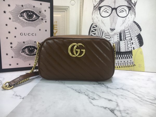 Replica Gucci Marmont Small Shoulder Bag in Matelasse - Image 10