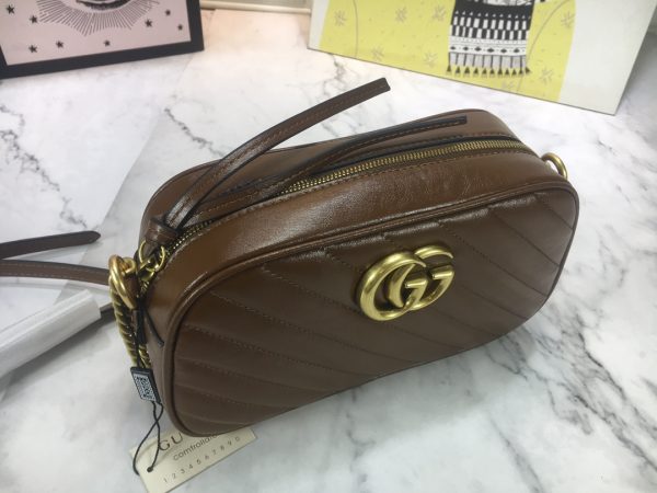Replica Gucci Marmont Small Shoulder Bag in Matelasse - Image 11