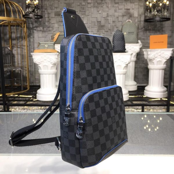 LV Replica Avenue Sling Bag in Monogram Damier Canvas - Image 2