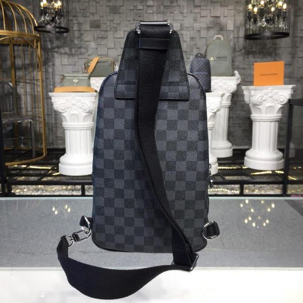 LV Replica Avenue Sling Bag in Monogram Damier Canvas - Image 5