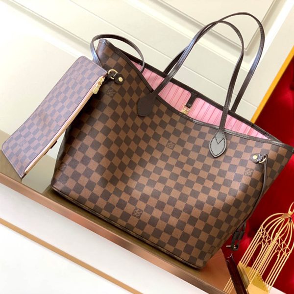 Replica Louis Vuitton Neverfull PM/MM/GM Tote Bags - Image 17