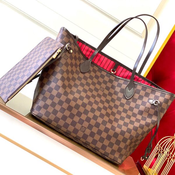 Replica Louis Vuitton Neverfull PM/MM/GM Tote Bags - Image 2