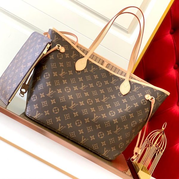 Replica Louis Vuitton Neverfull PM/MM/GM Tote Bags - Image 13