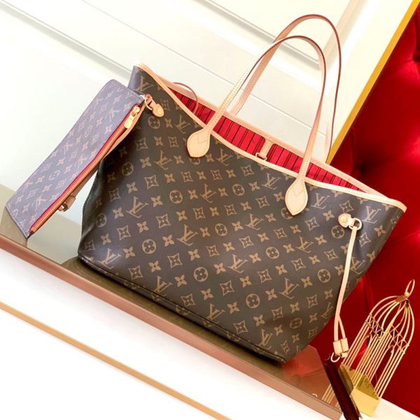 Replica Louis Vuitton Neverfull PM/MM/GM Tote Bags - Image 5