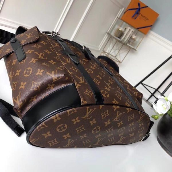 Replica LV Christopher PM M43735 Mono Brown Bag - Image 9