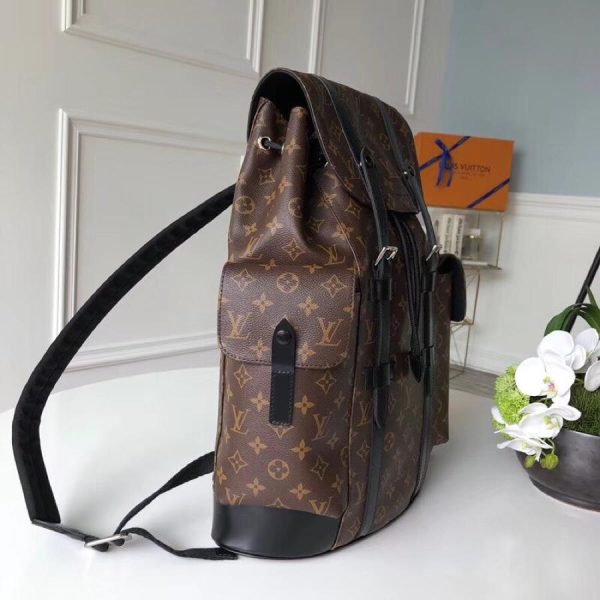 Replica LV Christopher PM M43735 Mono Brown Bag - Image 3