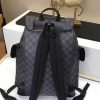 Best Replicas Bags - Replica LV Christopher PM N41379 Black Plaid Bag Shop For Best Louis Vuitton LV Replica Bags With Cheap Price