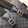 Best Replicas Bags - Replica LV Christopher PM N41379 Black Plaid Bag Shop For Best Louis Vuitton LV Replica Bags With Cheap Price