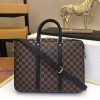 Best Replicas Bags - Replica LV Voyage PM N41466 Brown Plaid Document Bag Shop For Best Louis Vuitton LV Replica Bags With Cheap Price