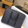Best Replicas Bags - Replica LV Porte-Documents Voyage PM Grey Plaid N41478 Shop For Best Louis Vuitton LV Replica Bags With Cheap Price