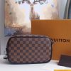 Best Replicas Bags - Replica Louis Vuitton Kasai Clutch in Black & Brown Shop For Best Louis Vuitton LV Replica Bags With Cheap Price