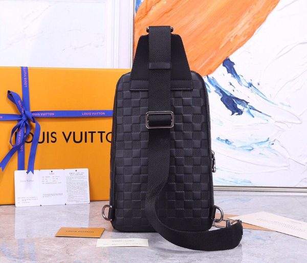 Replica Louis Vuitton Avenue Sling Bag Black N41720 - Image 2
