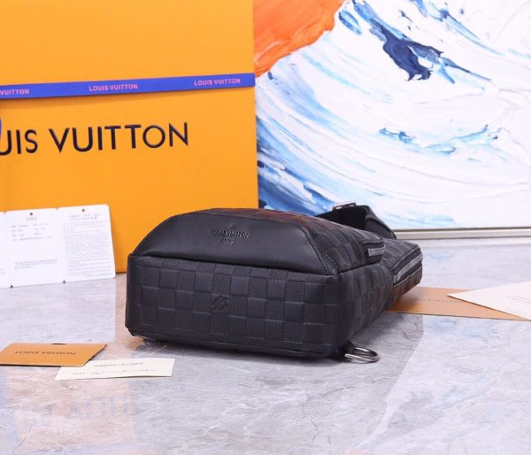 Replica Louis Vuitton Avenue Sling Bag Black N41720 - Image 7