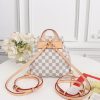 Best Replicas Bags - LV Sperone Bb N44026 Replica in Black & White Shop For Best Louis Vuitton LV Replica Bags With Cheap Price