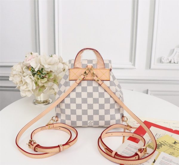 LV Sperone Bb N44026 Replica in Black & White - Image 7