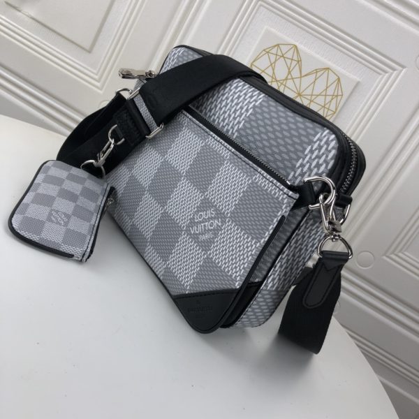 Replica LV Trio Messenger Bag Black/Grey N50017 - Image 13