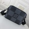 Best Replicas Bags - Replica LV Trio Messenger Bag Black/Grey N50017 Shop For Best Louis Vuitton LV Replica Bags With Cheap Price