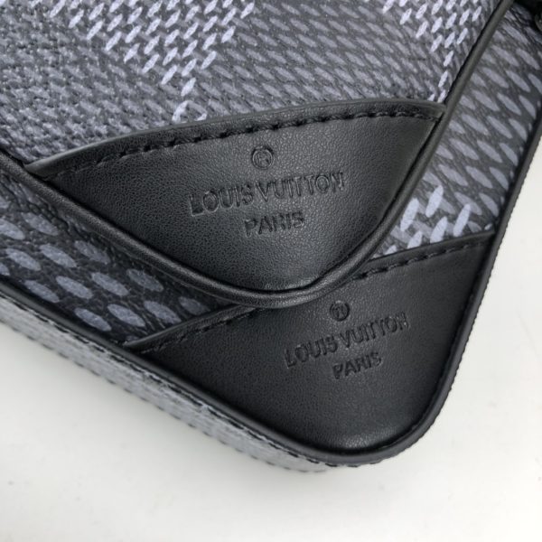 Replica LV Trio Messenger Bag Black/Grey N50017 - Image 3