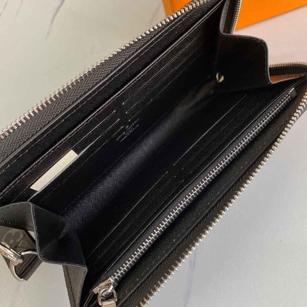 Replica LV Zippy Dragonne N60379 Black Compact Wallet - Image 15