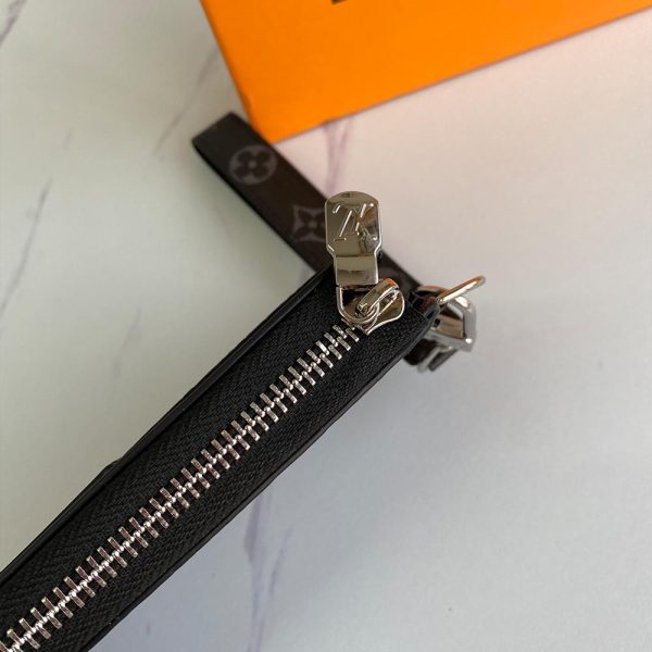 Replica LV Zippy Dragonne N60379 Black Compact Wallet - Image 16