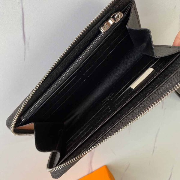 Replica LV Zippy Dragonne N60379 Black Compact Wallet - Image 6
